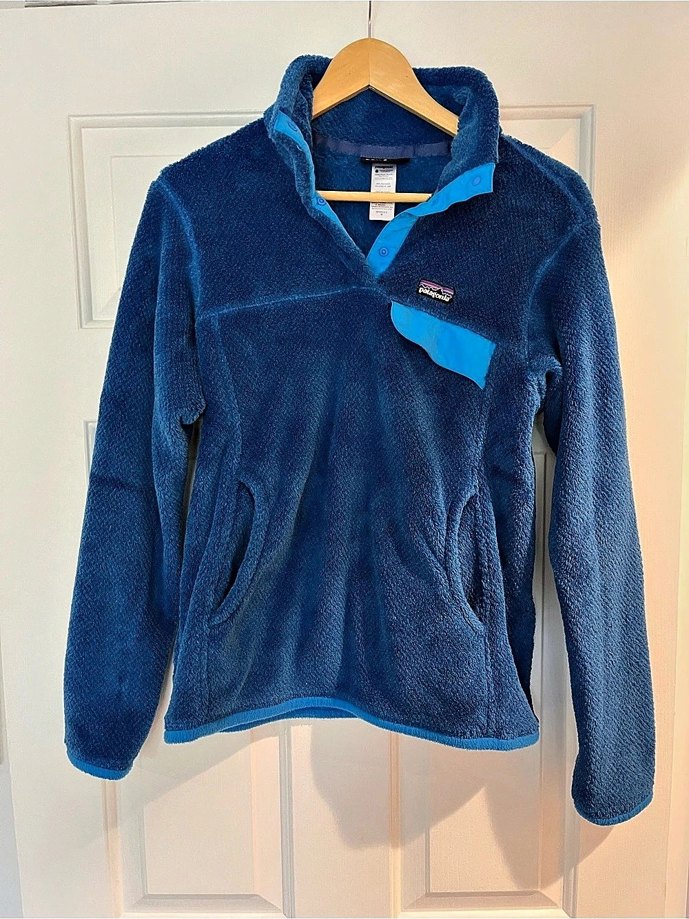Patagonia Women's Los Gatos Snap-Front Pullover Blue Medium
